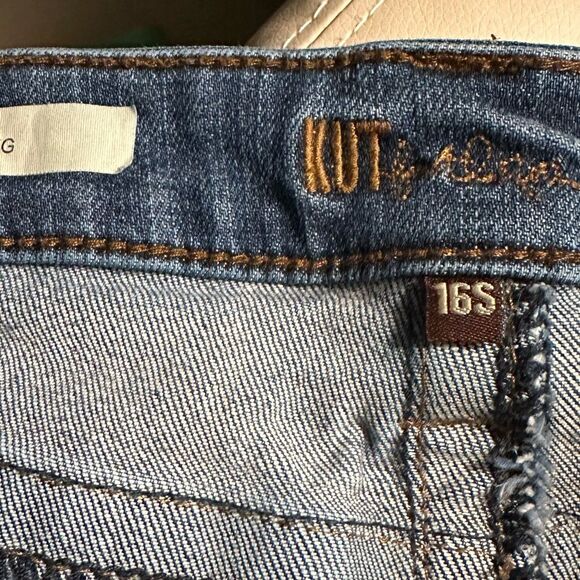 Kut from the Kloth straight leg jeans women’s  Size 16S - Picture 9 of 9